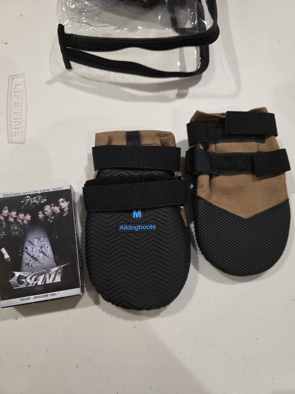 Brown & Black Dog Boots - Brand: Alldogboots